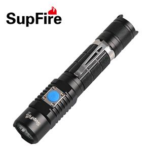 2016 SupFire new product A3 USB charge led flashlight with 5 modes