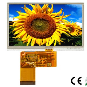 Landscape Type 4.3 Inch 480*272 TFT For Medical Instrument And White Goods