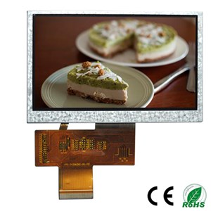 4.3inch Landscape WQVGA High Brightness TFT With RTP