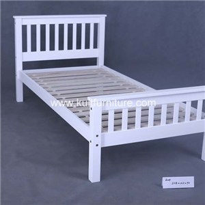 Cheap Price Wood Frame KD Structure Bed