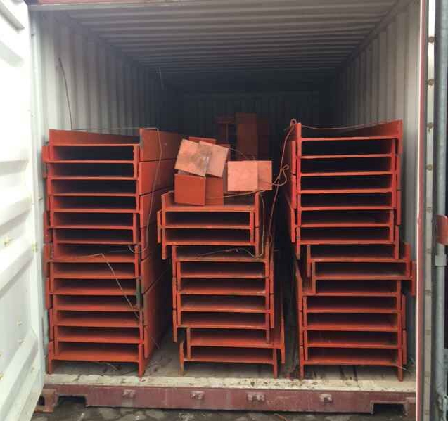 400*400 size of Brush paint hot rolled steel h beam weight for constrution