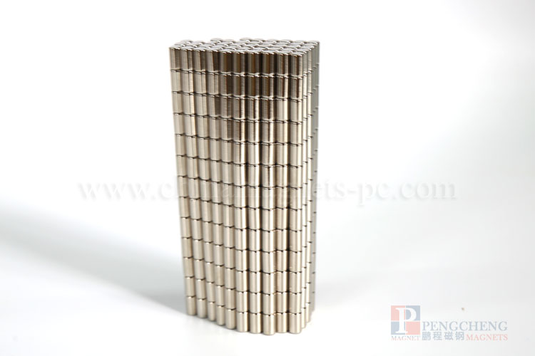 N33 Nickel Coated Neodymium Disc Magnet