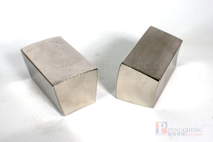 N33 Nickel Coated Neodymium Arc Magnet