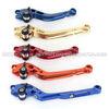 CNC Milled Motorbike Brake Levers / Long Style Clutch And Brake Levers For Street Bikes