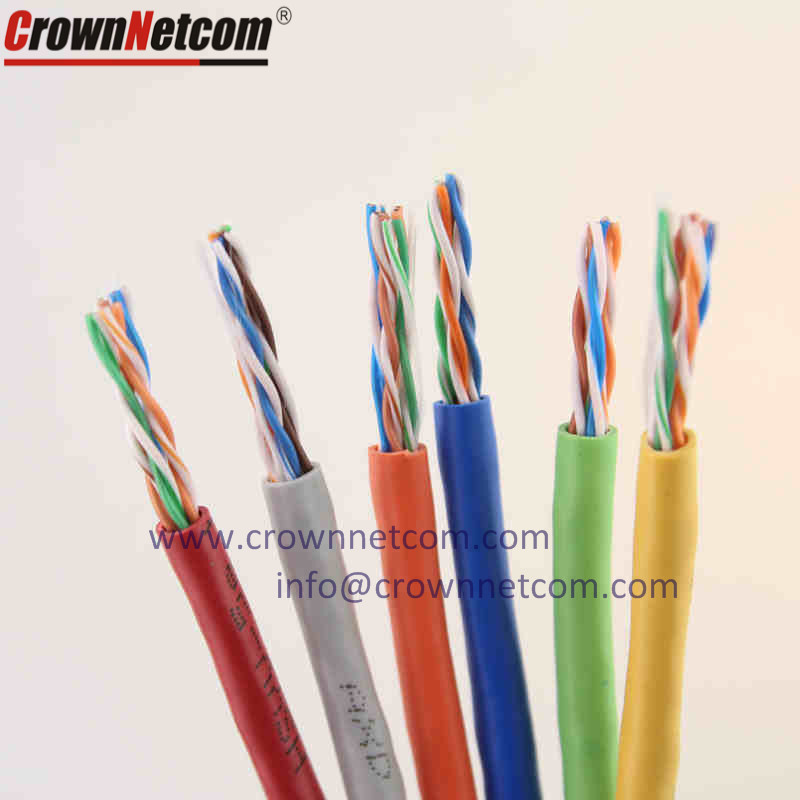 Grey Cat5e UTP Cables 24AWG Network Cables