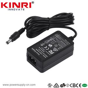 12W Desktop Power Adapter Available 3V-36V Output Class 2 Power Supply