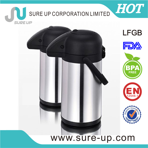 keep hot and cold 24 hours 2.5 litre water airpots guangzhou