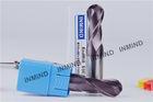 HRC55 End Mill Cutting Tools , Standard Carbide End Mill Cutter 100 mm Length