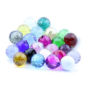 2 Crystal Faceted Ball