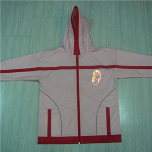 YJ-1148 Girls Kids Lightweight Waterproof Weatherproof Rain Jacket Slicker