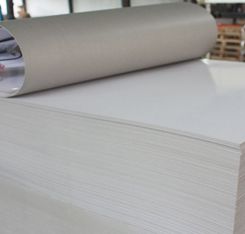 White coated duplex paper grey back