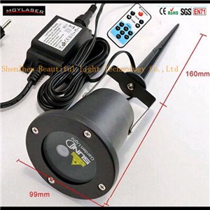 Outdoor Portable Red And Green Twinkle Full Star Christmas Party Laser Light