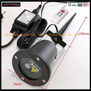 Outdoor Laser Light Waterproof Decorative Christmas Single Pattern Laser Light With CE, RoHS, FCC, UL And SGS Certificates
