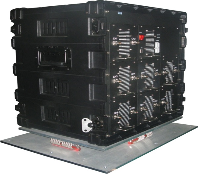 DDS High Power Full Band Vehicle Military Convoy Protection Roof Mounted Jammer System 25-6000MHz  Used for EOD