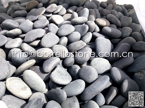 Flat pebbles stone