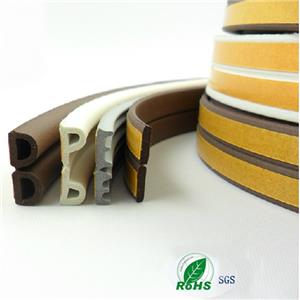 Self Adhesive EPDM Foam Rubber Window And Garage Door Seal Weather Stripping