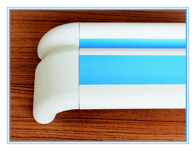 Hospital Antimicrobial Crashworthy PVC & Aluminium Handrail