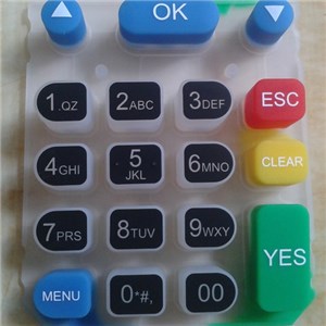 Laser Etched Rubber Keypad