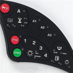 Automotive Console Silicone Rubber Keypad