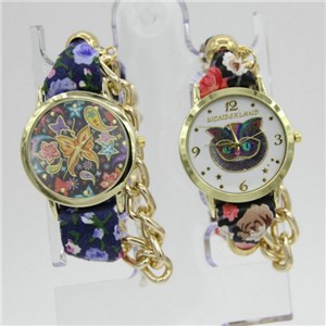 Vintage Fashion Elephant Charm Bracelet Ladies Watch