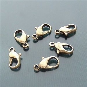 Light Gold Clasps Trigger Clips Swivel Metal Snap Hook Clutch Lock Clip