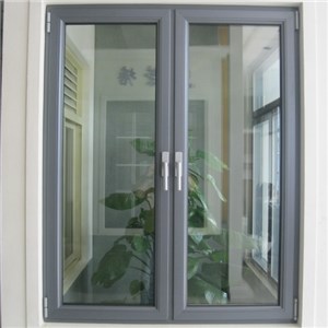 Heat Insulated Energy Preservation Anodized Commercial Type Aluminium Two Way Open Window