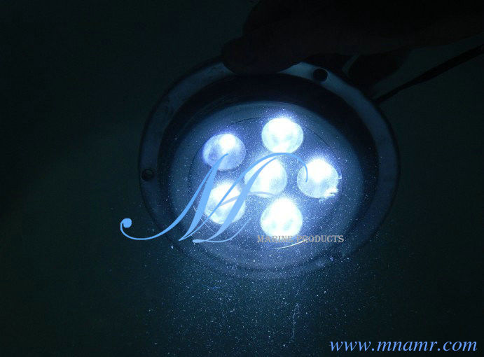 18W boat underwater light