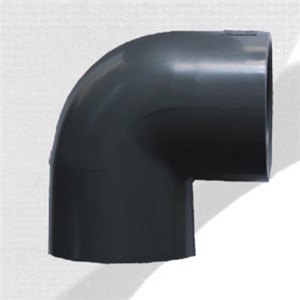 HIGH QUALITY ASTM SCH80 UPVC ELBOW 90° WITH DARK GREY COLOR