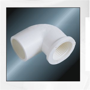 HIGH QUALITY DIN PN10 WATER SUPPLY UPVC FEMALE ELBOW 90° WITH WHITE COLOR