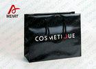 Personalized Kraft Paper Gift Bags With Ribbon Handle Embossing Surface Finishing
