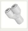 1 / 4 Inch Plastic Y Connector Water Hose Connector Non Toxic In Water Purification Systems