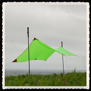 Camping Tarp With Pole