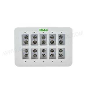 9V Smart Charger With 10 Slots Applied To NiMH/NiCD Battery