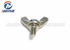 Wing Bolts Stainless Steel Male Thread DIN316 / Butterfly Bolt Fasteners Carbon Steel