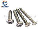 Stainless Steel Self Tapping Screws AISI 304 , Sharp Point Pan Head Framing Screws
