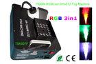 1500w Portable Led Fog Machine / Smoke Machine Multi Color Wireless Remote Control