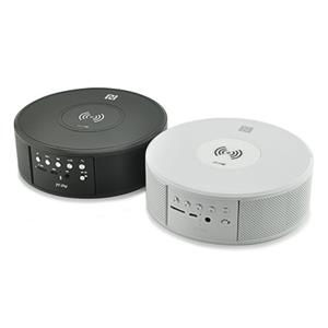 2016 New Fashion 2-in-1 Wireless?Bluetooth?Speaker +?Qi?Wireless?Charger?for Cell Phone With Mic And NFC Functions