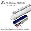 High Lumen 1080lm T8 Led Fluorescent Tube Light 9W , DLC / TUV Certified