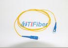 Simplex Fiber Optic Patch Cord with SC UPC , 3.0mm PVC Outer Jacket