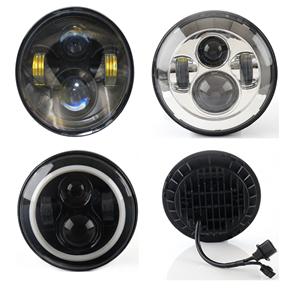 7 Inch Cree Jeep Wrangler Jk Harley Led Headlight High Or Low Beam