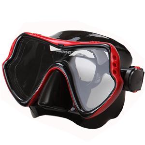 New Arrival Tempered Glass Lens Adult Less Resistance Diving Mask