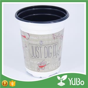 23cm White Large Garden Planter Boxes
