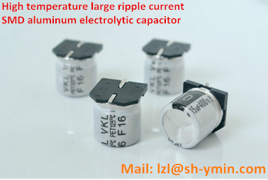 SMD aluminum capacitor for high temperature reflow welding