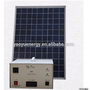 Home Kit Solar Lighting System With Solar Panel