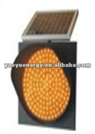 Solar Traffic Blinker Flashing Sunflower Led Warning Light