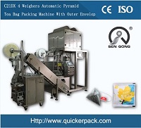 Pyramid Nylon Hawthorn Tea Bag Packing Machine