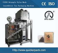 Flat Nylon Ginger Root Tea Bag Packing Machine