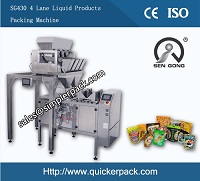 Doy Bag Chocolates Candy Packing Machine with 4 Electric Scales