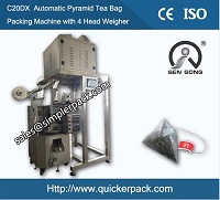 Pyramid Nylon Jasmine Tea Bag Packing Machine