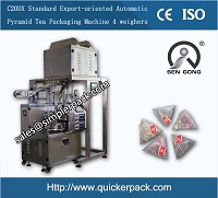 Pyramid PLA Rose Tea Bag Packing Machine